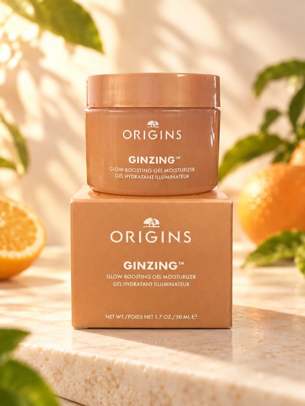 Origins GinZing Glow-Boosting Gel Moisturizer 1.7 oz Full Size NIB